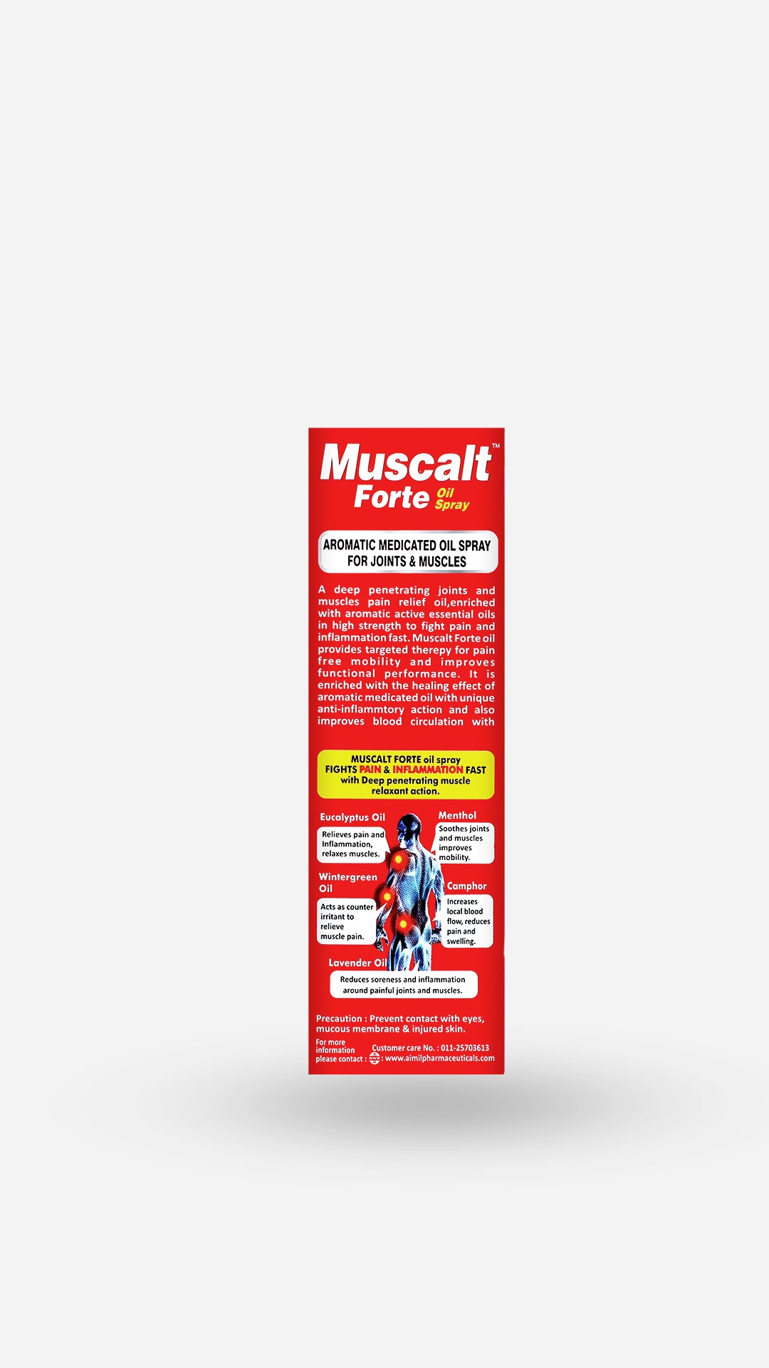 Muscalt Muscalt Forte Oil Spray – AIMIL Healthcare
