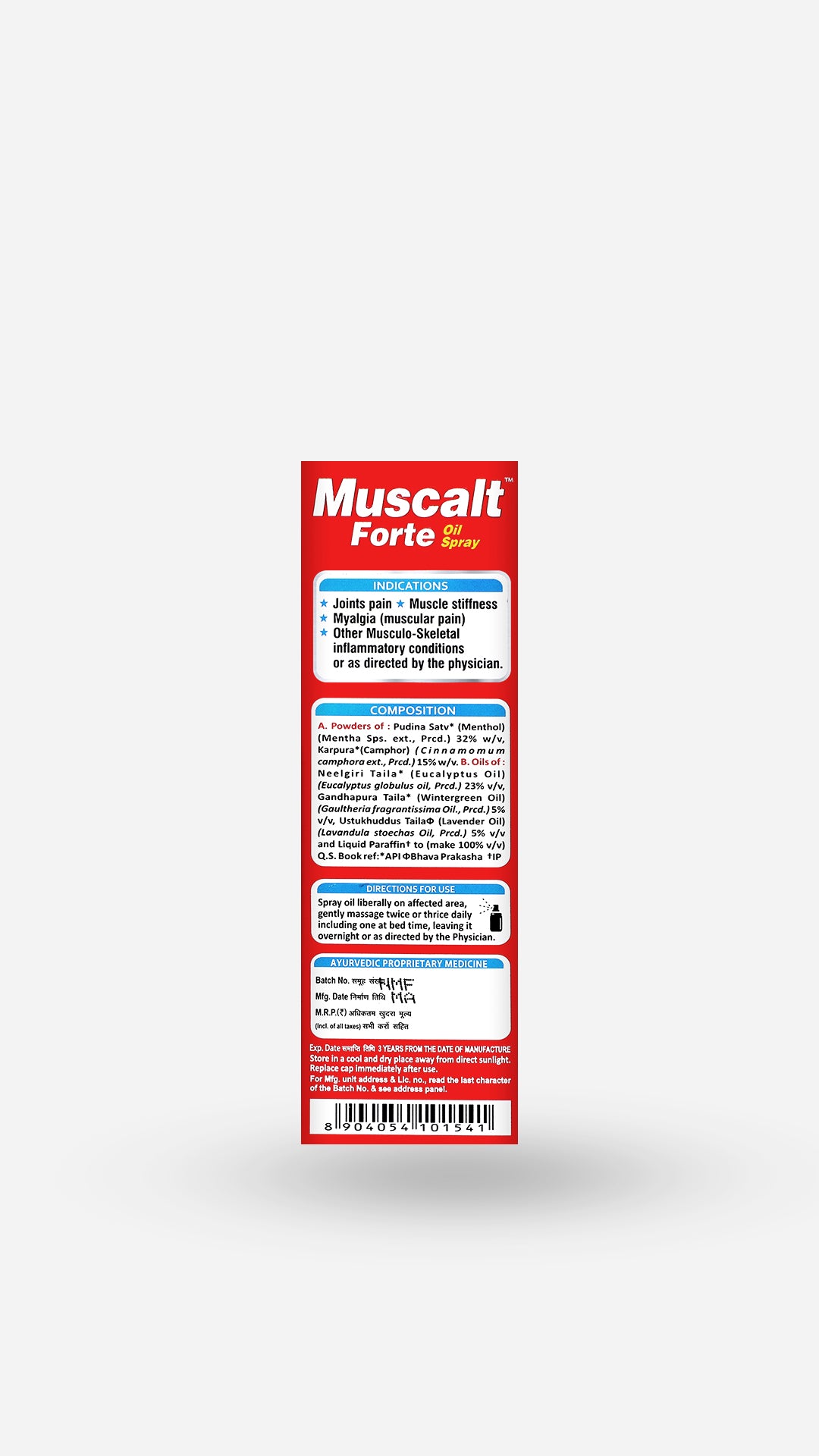 Muscalt Muscalt Forte Oil Spray – AIMIL Healthcare